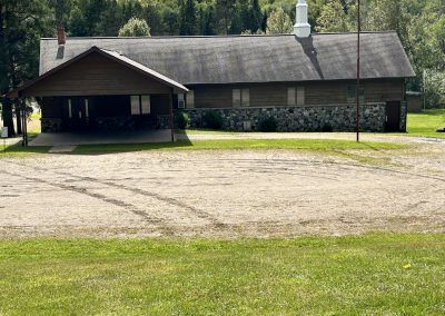 Lakeland Baptist View of the Front of the Church and Parking Lot